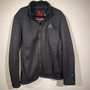Gerry Men’s Black Full-Zip Heavy Knit Jacket — Size XL
